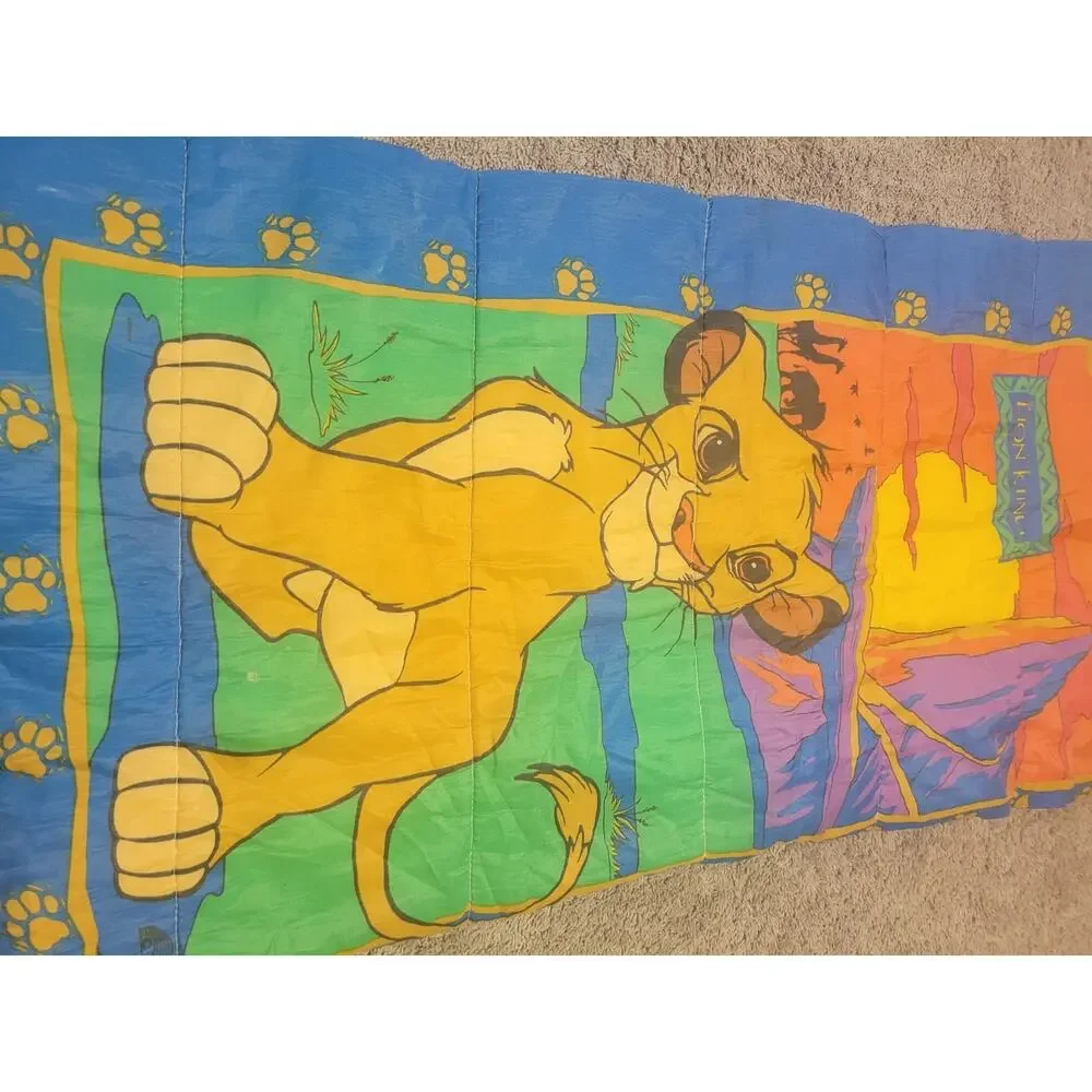 Vintage Disney The Lion King Simba 30x57” Children's Sleeping Bag